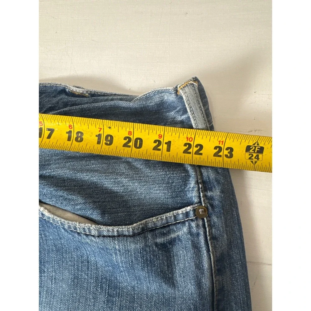Polo Ralph Lauren Thompson Relaxed Mens Jeans 42x32 Med Wash Straight Blue Denim